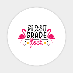 First Grade Flock Funny Kids School Back to School Magnet